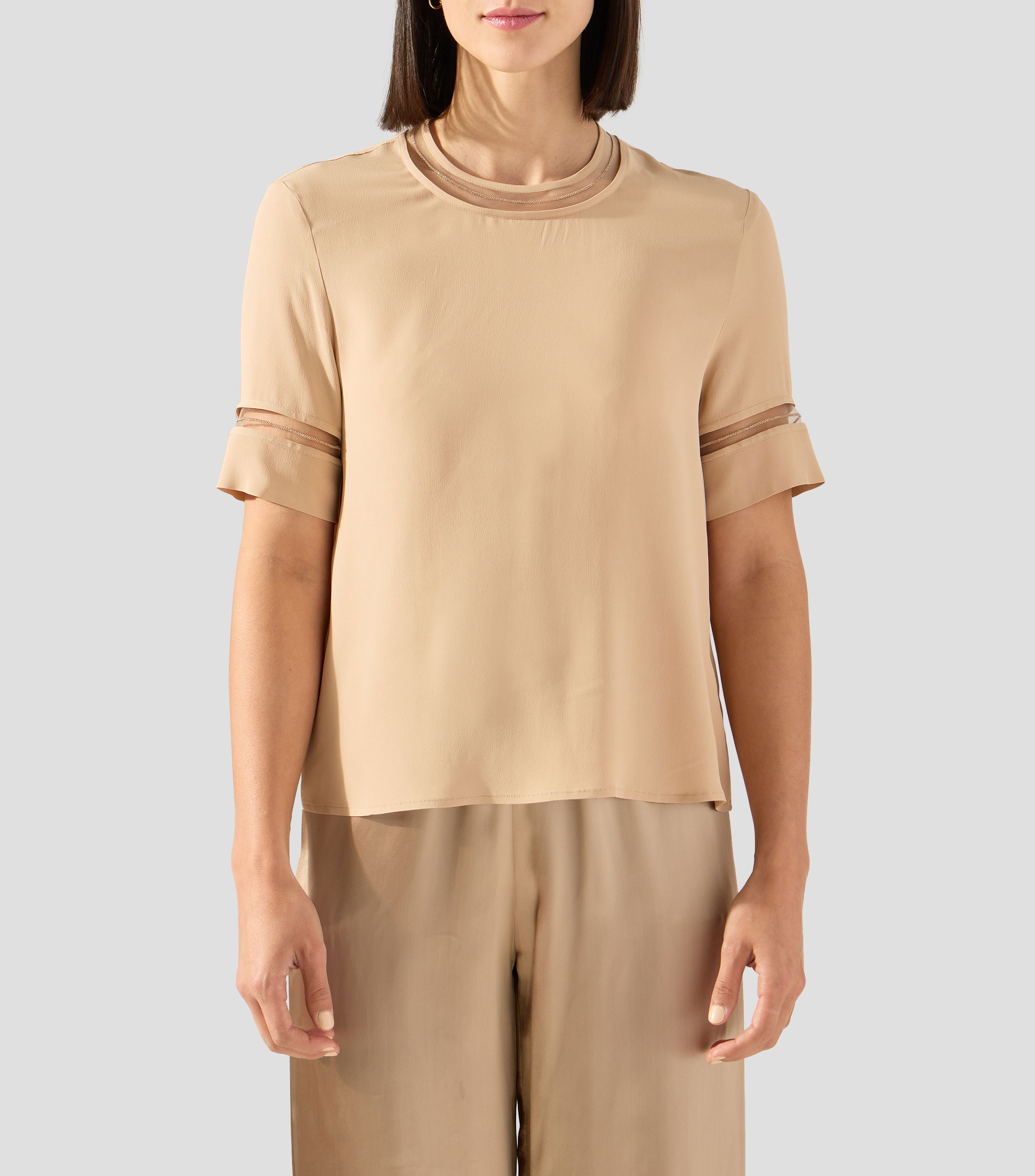 Top liso Mujer